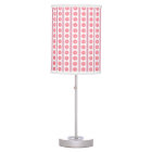 Lampe Rose en ruban rose