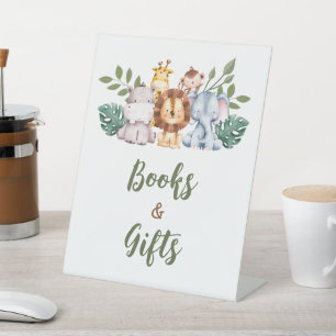 De Table Livres Cadeaux Signe Jungle Safari Baby shower gar
