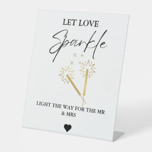 De Table Mini moderne laissez l'amour lumineux signe Mariag