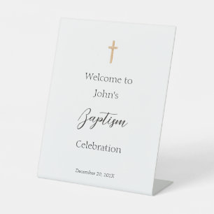 De Table Modèle du signe du baptême
