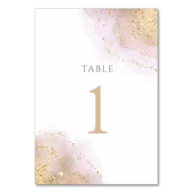 De Table plan d'aquarelle Tableau Numéro 1 (Par défaut)