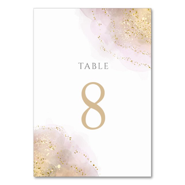 De Table plan d'aquarelle Tableau Numéro 8 (Par défaut)