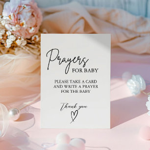 De Table Prières pour bébé bien souhaits pour le signe Baby