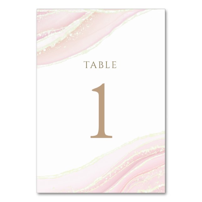 De Table rose aquarelle Tableau Numéro 1 (Par défaut)