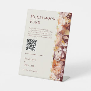 De Table Signe automne Floral Bourgogne Mariage Fonds Lune 