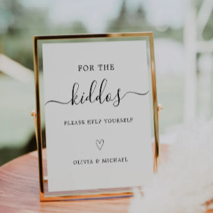 De Table Signe d'activité Mariage pour enfants - Pour les e