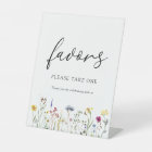 Signe des faveurs du fleur sauvage