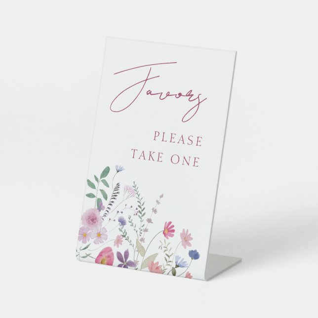 De Table SIGNE fleur sauvage Faveur du piédestal (Recto)