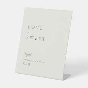 De Table Signe Mariage minimaliste Ivoire Sweet Faveurs