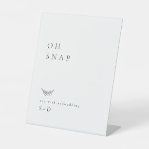 De Table Signe minimaliste Oh Snap Mariage