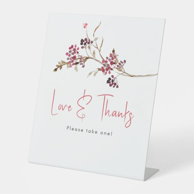 De Table Signe Rustique Fête des mariées Automne Favoriser (Recto)