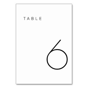 De Table Tableau minimaliste moderne noir et blanc Numéro 1