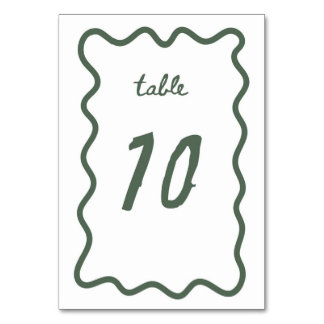 De Table Tableau numéro 10