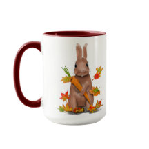 DE Tasse de lièvre en automne