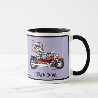 de tasse de sonnerie de diva de route demi