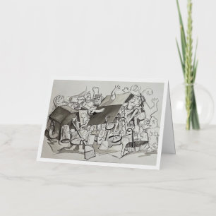 De Vacances Métallisée Carte 'Nous Avons Finalement Téléchargé'