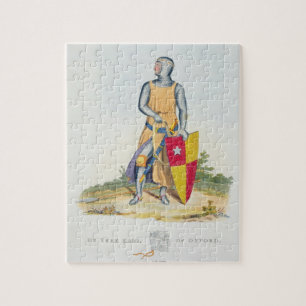 De Vere, Earl of Oxford, 1280, from 'Ancient Armou Jigsaw Puzzle