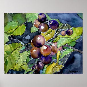 de vigne toujours affiche de peinture d'art de