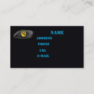 De Visite 1ère cavalerie air-roc vet iraq nam carte d'affair