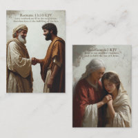 Amour - Romains 13:10 et Galates 6:2 KJV Carte
