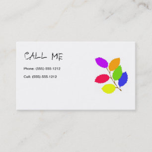 De Visite Appelez-moi carte