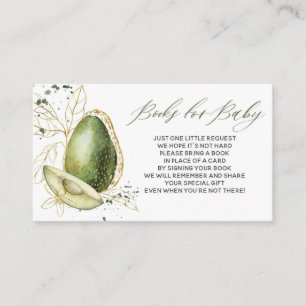 De Visite Baby showers Avocado pour carte bébé