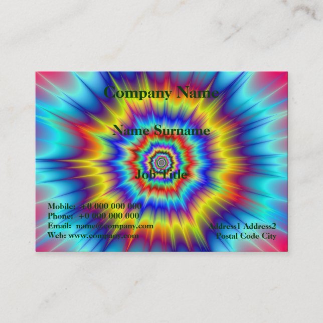 De Visite Boom ! Carte (Devant)