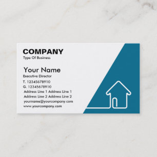 De Visite Carte 1 d'entreprise immobilière