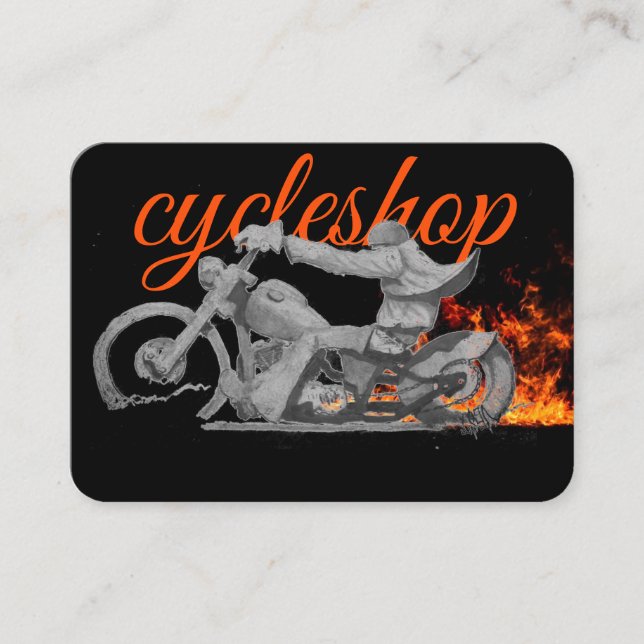 De Visite Carte à cycle (Devant)
