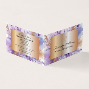 De Visite Carte bus Charming Lavender II 3,5 pouces x 2,0 po