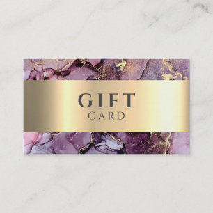 De Visite Carte cadeau Marble Elegant Blanc Faux Or Beauté