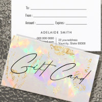 carte cadeau opale blanche