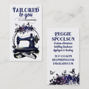 De Visite Carte couturière couturière vintage