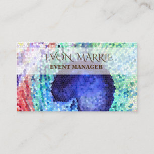 De Visite Carte d'affaires Peacock Feather