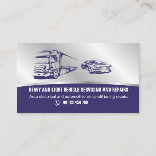 De Visite Carte d'affaires pour services automobiles