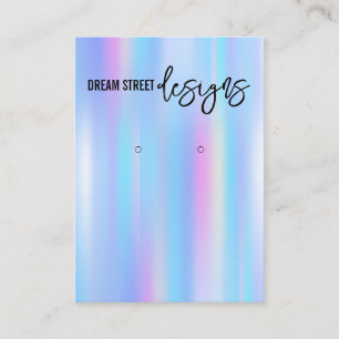 De Visite Carte d'affichage à oreille Holo tendance