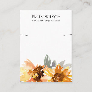 DE VISITE CARTE D'AFFICHAGE CHIC SUNFLOWER FALL NECKLACE BRA