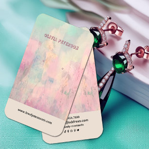 De Visite Carte d'affichage colorée pour les bijoux Abstrait