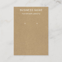Carte d'affichage d'impression papier Kraft Brown