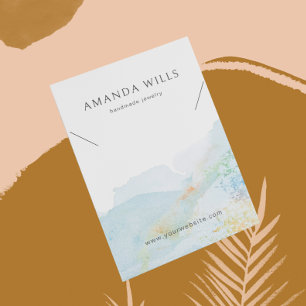 De Visite Carte d'affichage du collier ・ Aquarelle Nature
