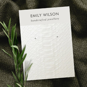 DE VISITE CARTE D'AFFICHAGE EN CUIR BLANC TEXTURE ÉTUDIANT