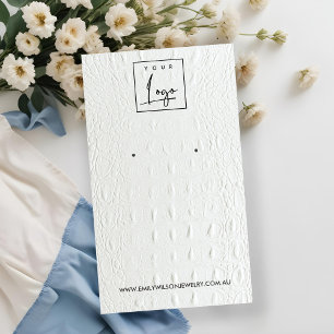DE VISITE CARTE D'AFFICHAGE EN CUIR BLANC TEXTURE ÉTUDIANT
