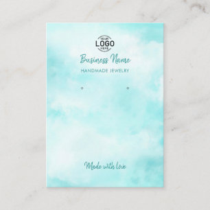 De Visite Carte d'affichage moderne Blue Sky Clouds