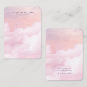 De Visite Carte d'affichage personnalisée pour bijoux Pink S