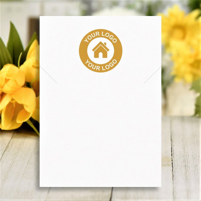 De Visite Carte d'affichage simple et moderne du collier log (Créateur téléchargé)