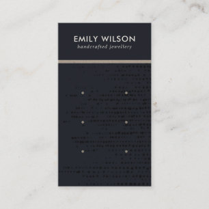 DE VISITE CARTE D'AFFICHAGE URBAINE NOIR KRAFT DOTS 3 ÉTUDE