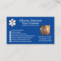 Carte d'alerte Médicale personnalisée Contacts d'u