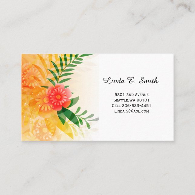 De Visite Carte d'appel d'affaires (Devant)