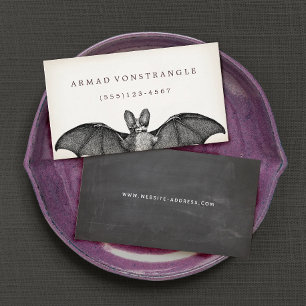 De Visite Carte d'appel Vampire Bat Halloween