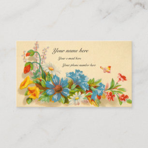 De Visite Carte d'appel victorienne